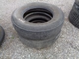 (2) Firestone 285/80/24.5 Steer Tires