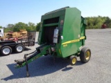 John Deere 458 Round Baler SN 1E00458CPAA362036