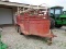 W-W 14' Bumper Pull Stock Trailer--NO TITLE