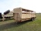 W-W 20' Stock Trailer, Steel Top