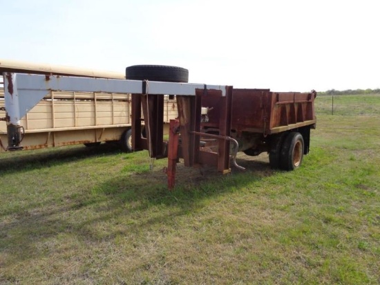 GN Hitch Dump Trailer--NO TITLE