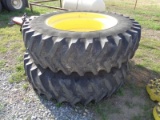 Firestone 18.4x42 tires Duals and Hubs