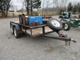 Ramsey 12' Trailer with Miller Bobcat 225