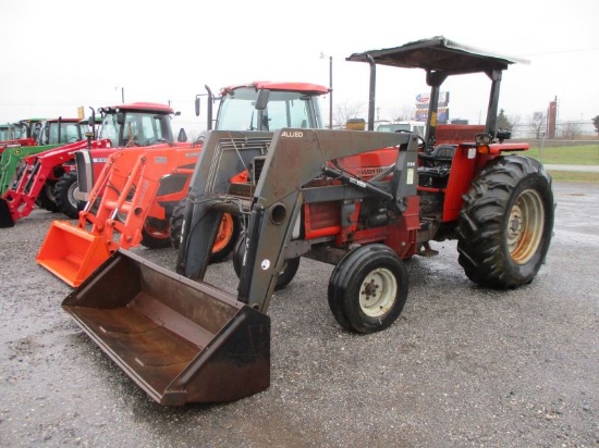 Massey Ferguson 383 with loader SN B43269