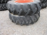 (2) 14.9x28 Tires and Wheels