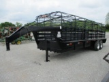 Gooseneck Cattle Trailer SN 16GSH6F25KB040445