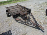 Shopmade 4x8 Tilt Deck Trailer--NO TITLE