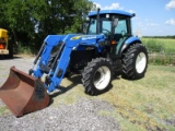 New Holland TD80D with loader SN HFD058467