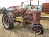 IH Farmall M with Nut Harvester