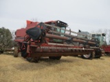 Case 1660 Combine with 1010 Head