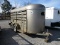 W-W 5x14 Stock Trailer SN 11WES14255W285477