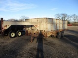 Hale 16' Gooseneck Grain Trailer with Dump