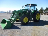 John Deere 6115D with loader SN 1P6115DHF0061529