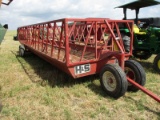 H&S 24' Bale Feeding Trailer