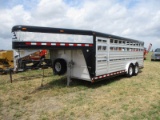 Elite 20'x8' Stock Trailer Sn 5MKWG2024C0012633