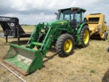 John Deere 6140D with Loader SN 1P06140DHF0061183