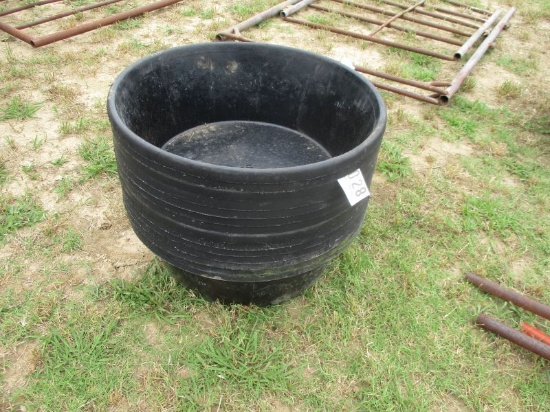 (14) Rubber Mineral Feeder Tubs