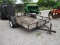 Top hat 6x10 Single Axle with Ramp--NO TITLE