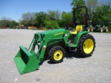 John Deere 3032E with Loader SN 1LV3032EHFH711961