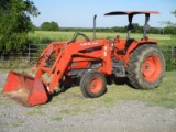 Kubota M6800 with loader SN 10756