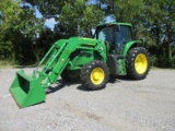 John Deere 6145M with Loader SN 1L06145MKJH905980