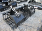 Rock and Brush Grapple Bucket