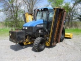New Holland TS100 with Mowers SN 182425B