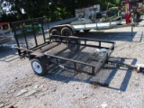 8' Bumper Pull Trailer with Gate