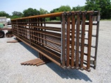 (5) 24' Pipe Panels (1) 24' Pipe Panel with Gate
