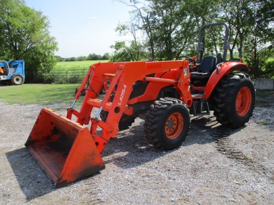 Kubota M7060 with Loader SN 76383