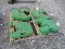 (10) New Style John Deere Suitcase Weights