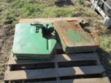 (8) John Deere Weights