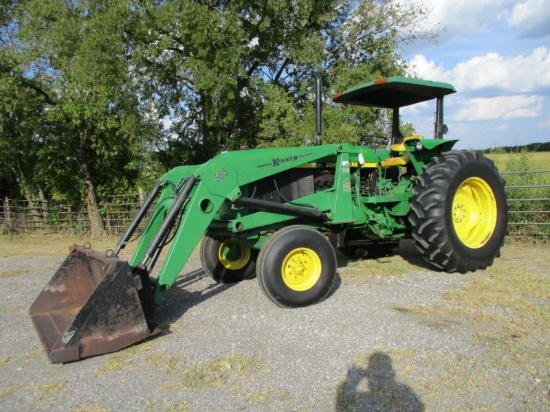 John Deere 2955 with Loader SN COVERED