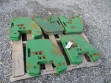 (10) New Style John Deere Suitcase Weights