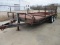 20' Bumper Pull Flatbed Trailer--NO TITLE