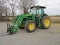 John Deere 6100D with Loader SN 1P06100DKCH021683