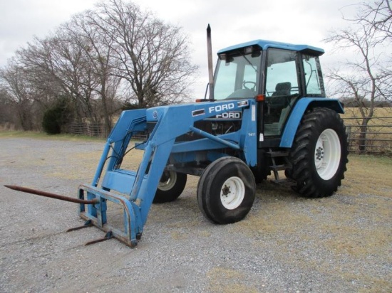 New Holland 7740 with Loader SN BE01723