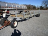 Portable Bale Feeding Trailer 30' with Dolley