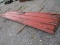 Approximately 50 Sheets of 22' Red R-Panel