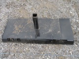 Receiver Hitch Skid Steer Plate