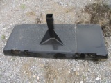 Receiver Hitch Skid Steer Plate