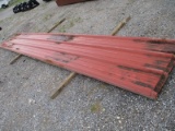 Approximately 50 Sheets of 22' Red R-Panel