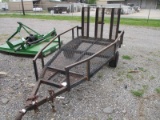 Lawn Mower Trailer with Ramps