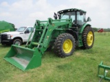 John Deere 6150R with Loader SN 1RW6150RECA005698