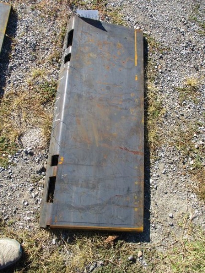 Weld on Skid Steer Quick Attach Plate  UNUSED