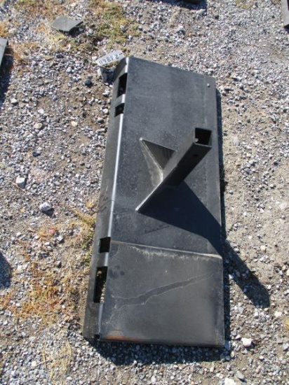 Receiver Hitch Skid Steer Plate UNUSED
