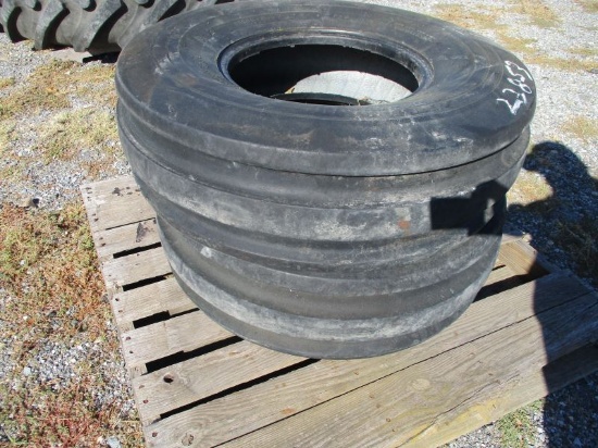 (2) 10.00x16 3 rib tires
