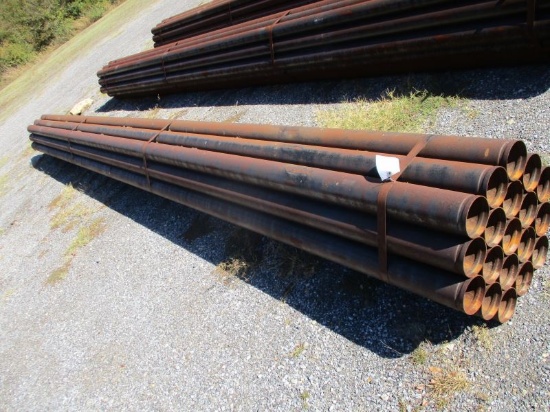 (19) 21' Joints of 4" Steel Sprinkler Pipe
