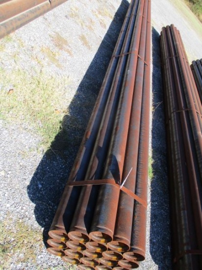 (19) 21' Joints of 4" Steel Sprinkler Pipe