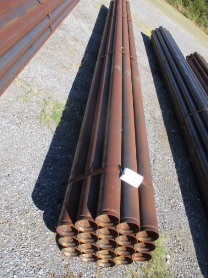 (19) 21' Joints of 4" Steel Sprinkler Pipe